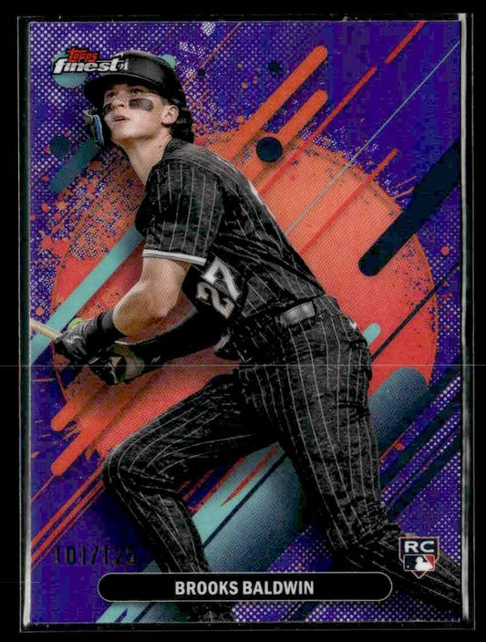 2025 Finest #283 Brooks Baldwin Purple #/125