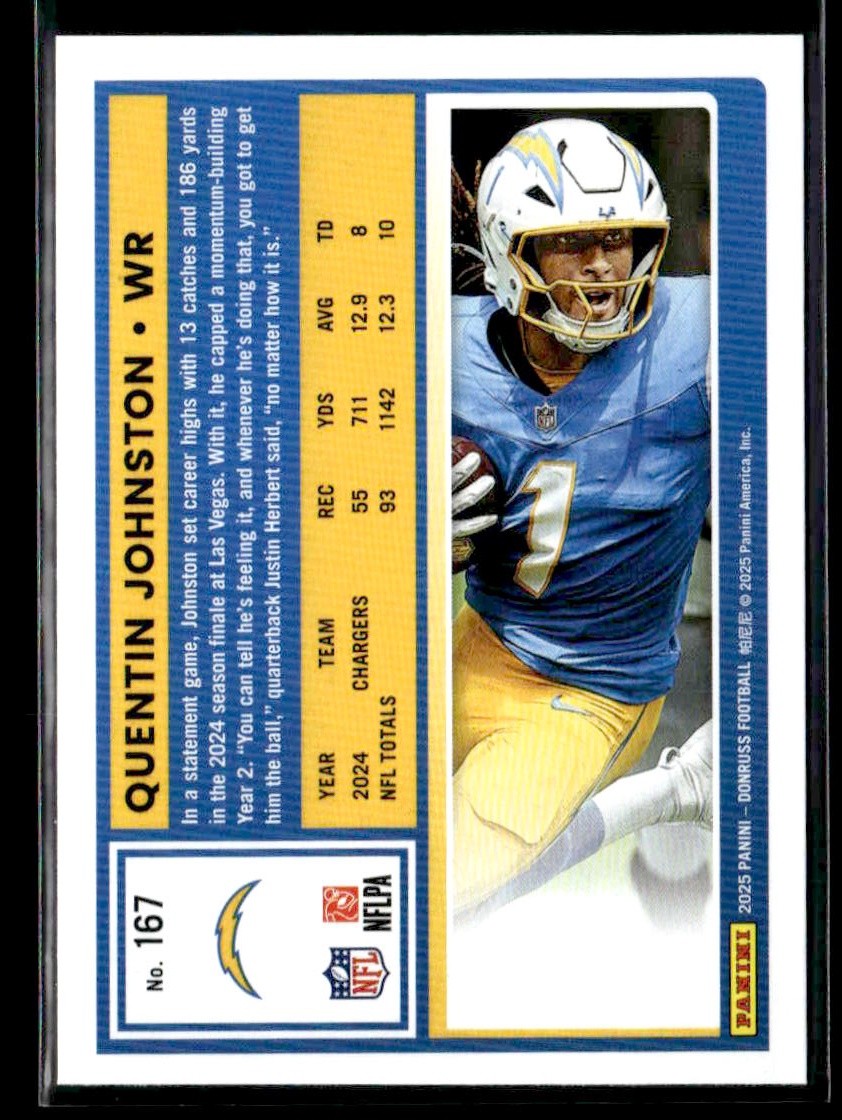 2025 Donruss #167 Quentin Johnston