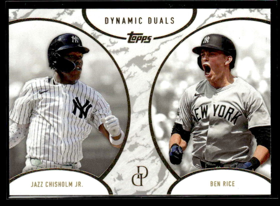 2025 Topps Dynamic Duals #31 Jazz Chisholm Jr. / Ben Rice