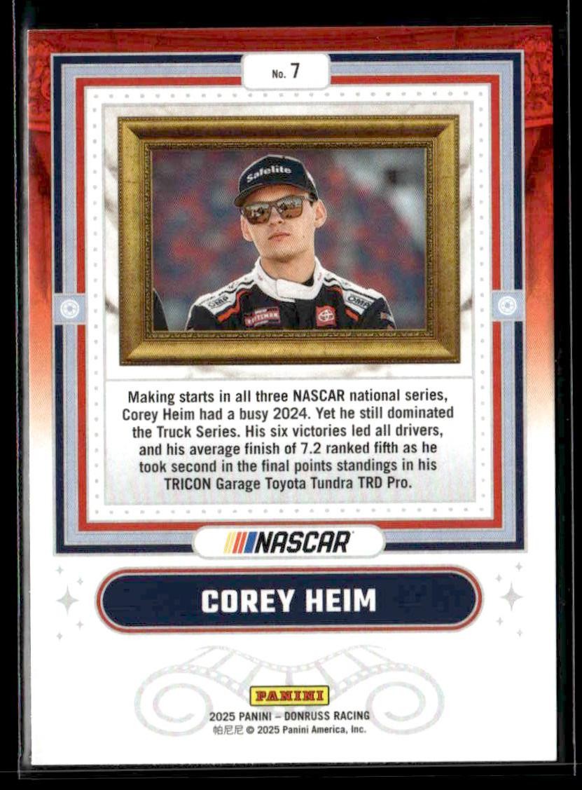 2025 Donruss #7 Corey Heim Coming Attractions