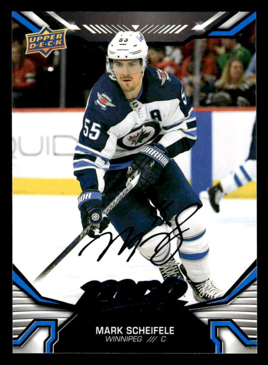 2022-23 Upper Deck MVP #22 Mark Scheifele Blue Script
