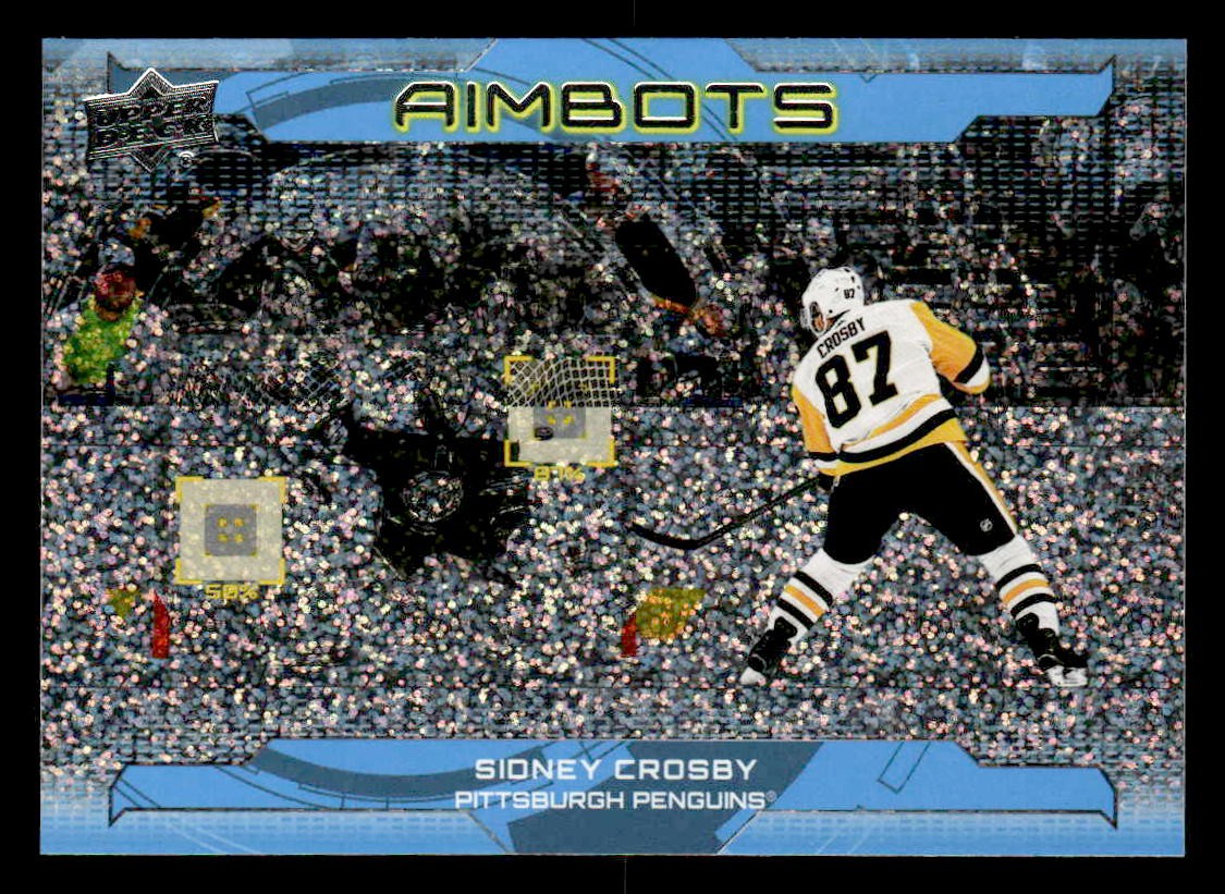 2024-25 Upper Deck #AB-22 Sidney Crosby Aimbots Speckle