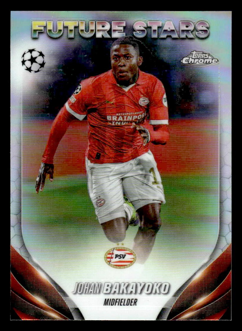 2023-24 Topps Chrome UEFA Club Competitions #33 Johan Bakayoko Refractor