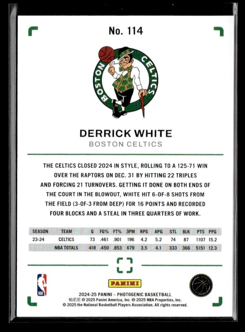 2024-25 Panini PhotoGenic #114 Derrick White