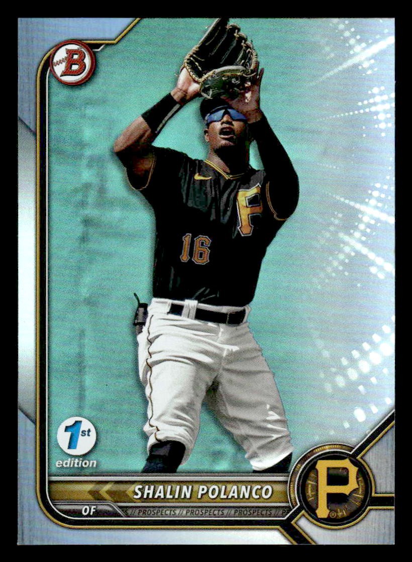 2022 Bowman Draft 1st Edition #BD-162 Shalin Polanco Sky Blue