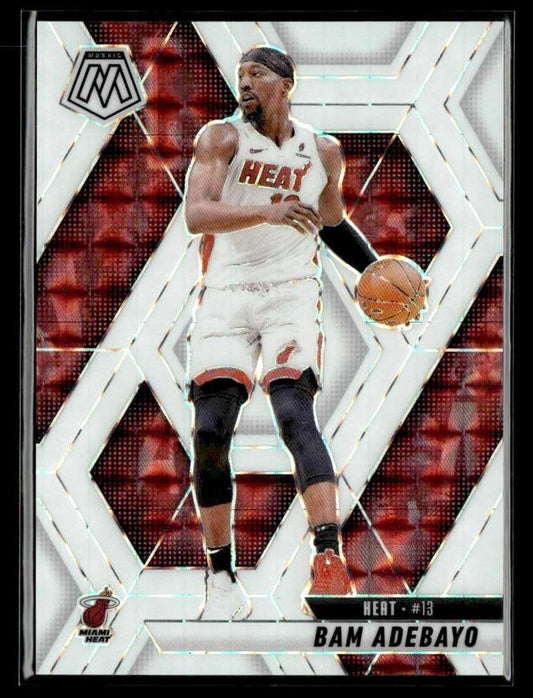 2024-25 Panini Mosaic #6 Bam Adebayo White Mosaic