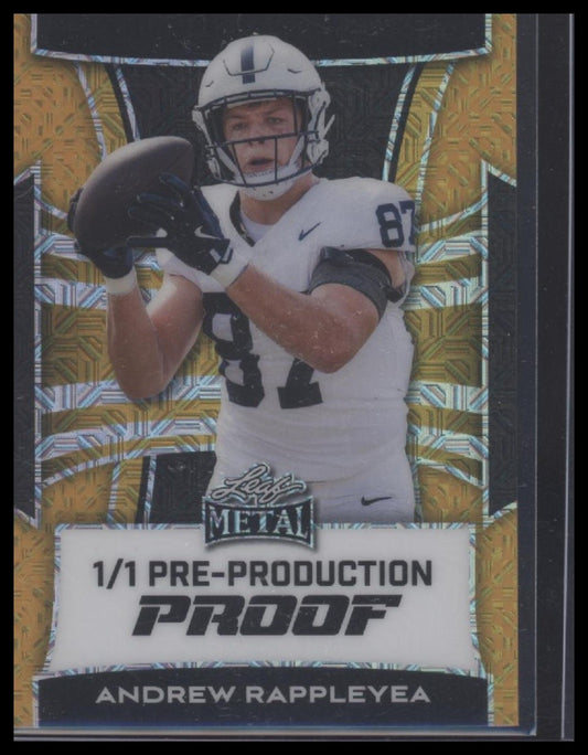 2024 Leaf Metal #NNO Andrew Rappleyea Pre-Production Proof 1/1