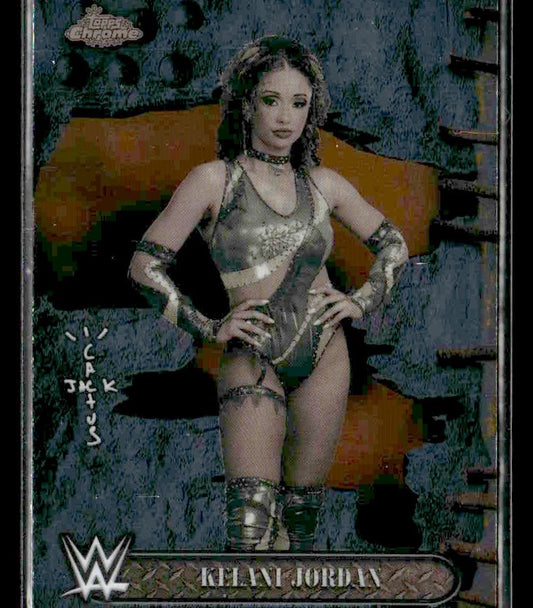 2025 Topps Chrome WWE x Cactus Jack #57 Kelani Jordan