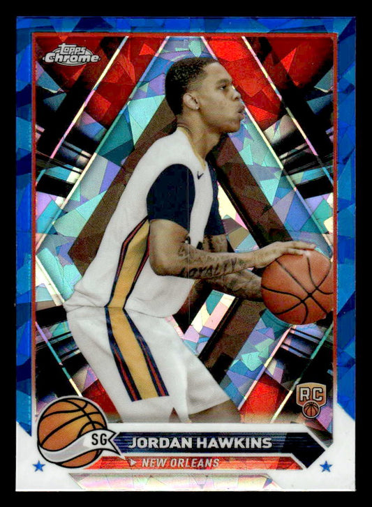 2023-24 Topps Chrome Sapphire Edition #63 Jordan Hawkins