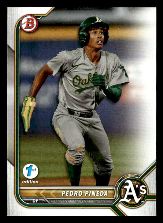 2022 Bowman Draft 1st Edition #BD-181 Pedro Pineda
