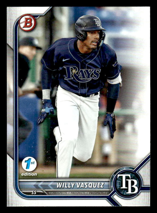 2022 Bowman Draft 1st Edition #BD-40 Willy Vasquez