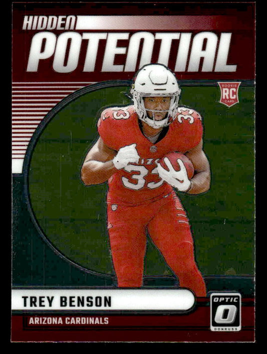 2024 Donruss Optic #10 Trey Benson Hidden Potential