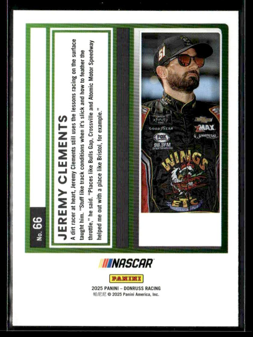 2025 Donruss #66 Jeremy Clements