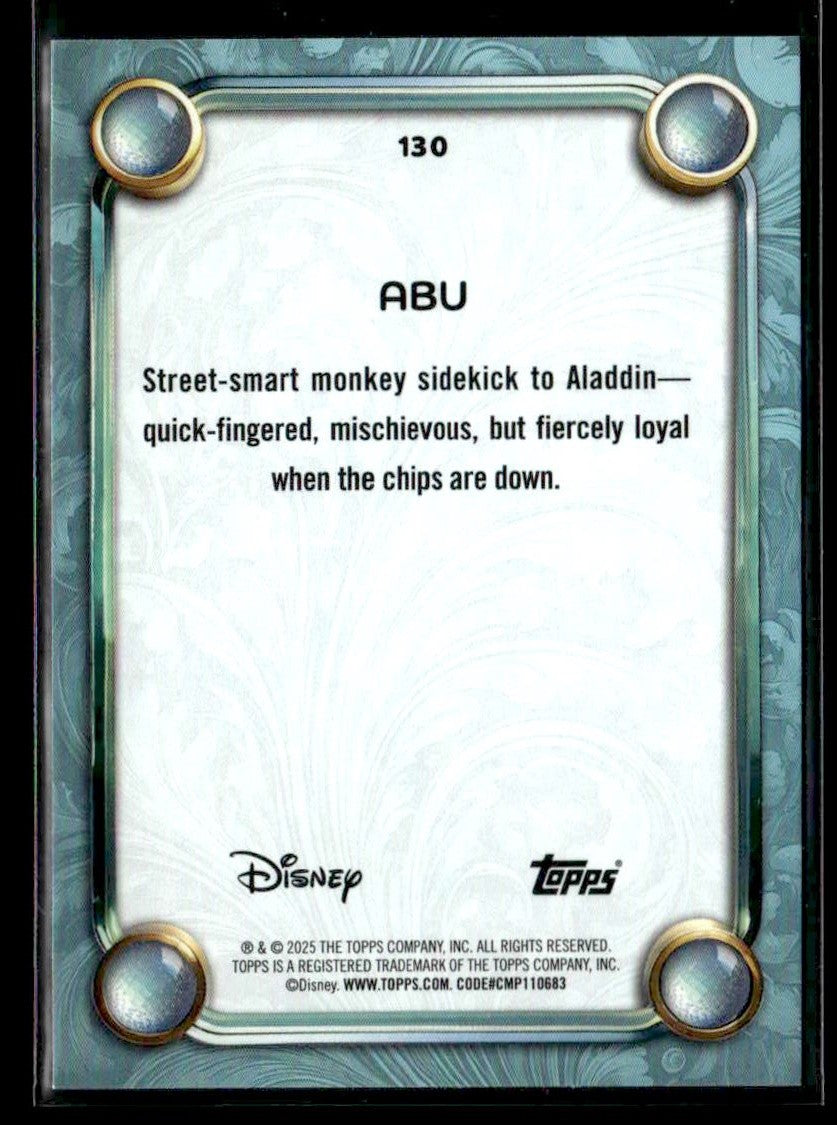2025 Topps Disney Wonder #130 Abu Tier 2