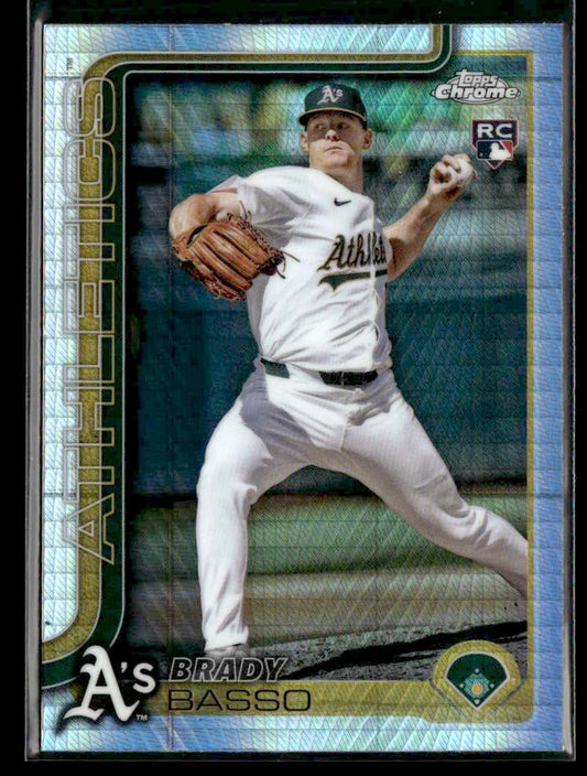 2025 Topps Chrome #205 Brady Basso Prism Refractors