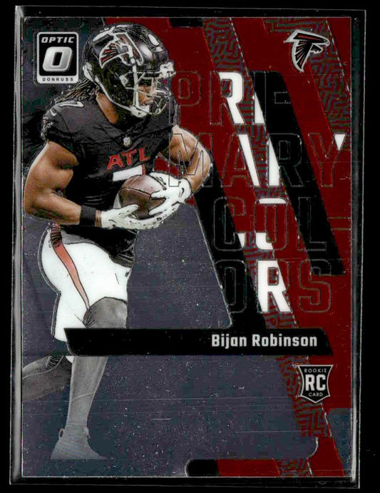 2023 Donruss Optic #2 Bijan Robinson Primary Colors