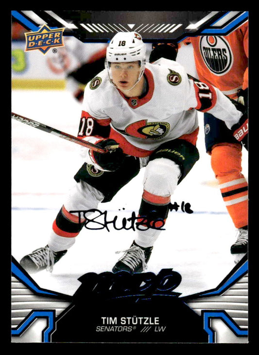 2022-23 Upper Deck MVP #72 Tim Stutzle Blue Script