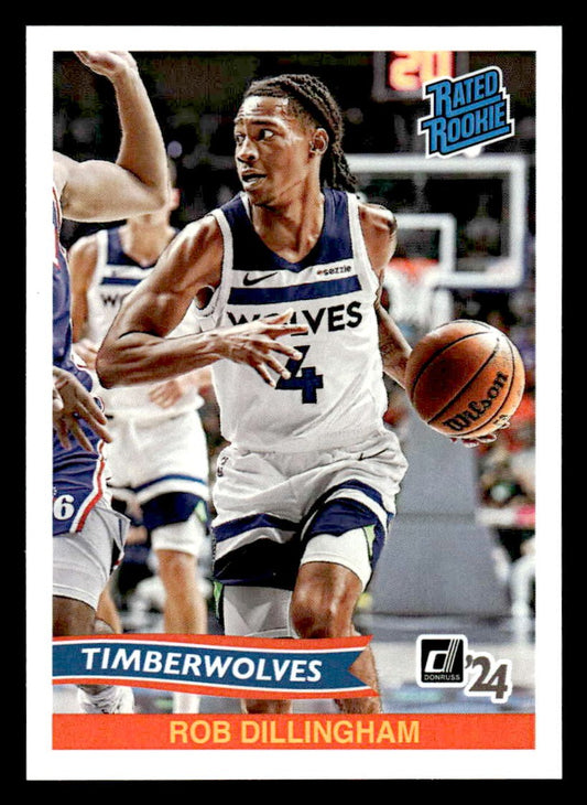 2024-25 Panini Instant #RRR-8 Rob Dillingham Rated Rookie Retro #/152
