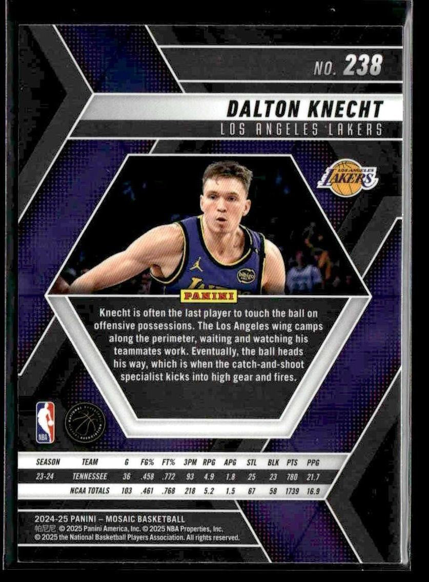 2024-25 Panini Mosaic #238 Dalton Knecht