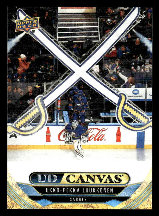 2024-25 Upper Deck #C209 Ukko-Pekka Luukkonen UD Canvas
