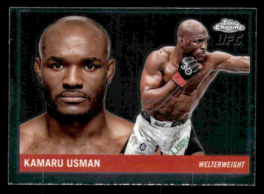 2025 Topps Chrome UFC #55T-1 Kamaru Usman