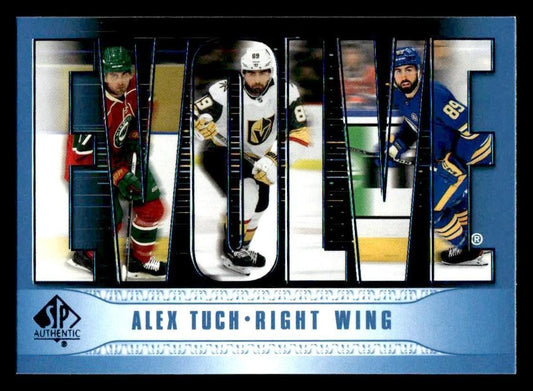 2023-24 SP Authentic #E-2 Alex Tuch Evolve Blue