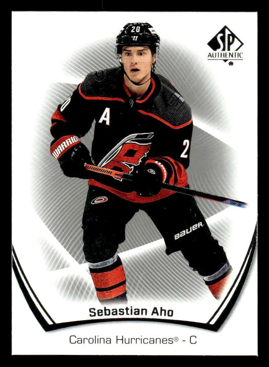 2021-22 SP Authentic #28 Sebastian Aho