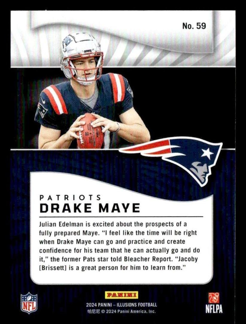 2024 Panini Illusions #59 Drake Maye Retail