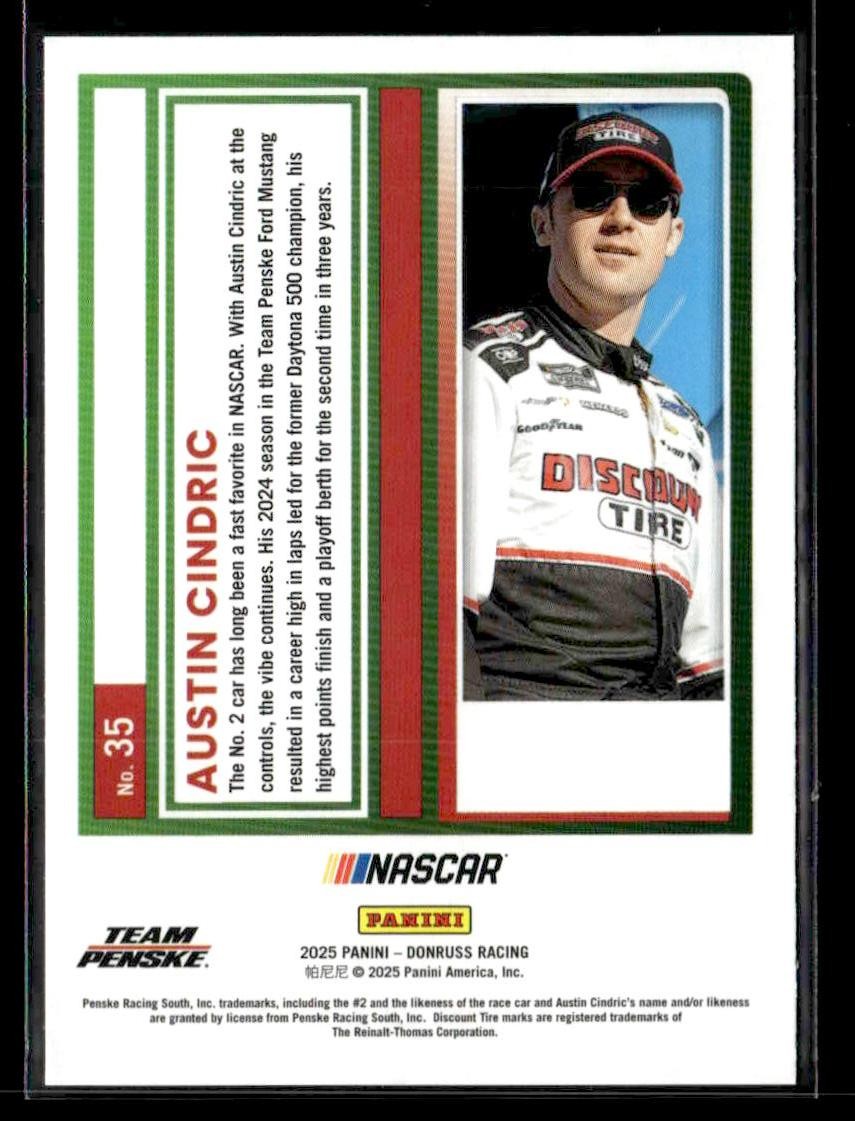 2025 Donruss #35 Austin Cindric