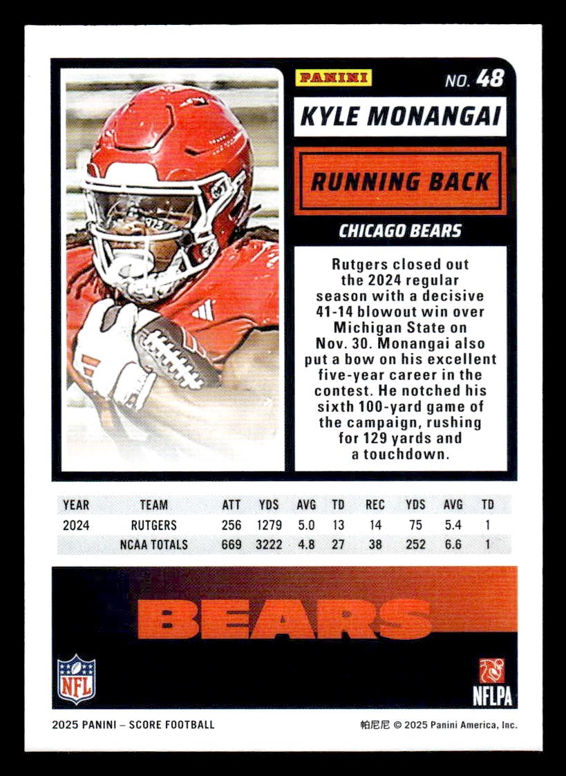 2025 Score #48 Kyle Monangai