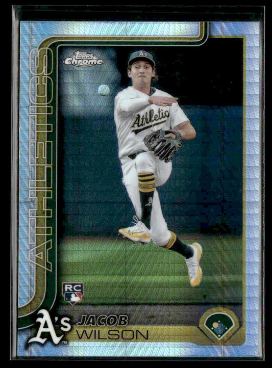 2025 Topps Chrome #96 Jacob Wilson Prism Refractors
