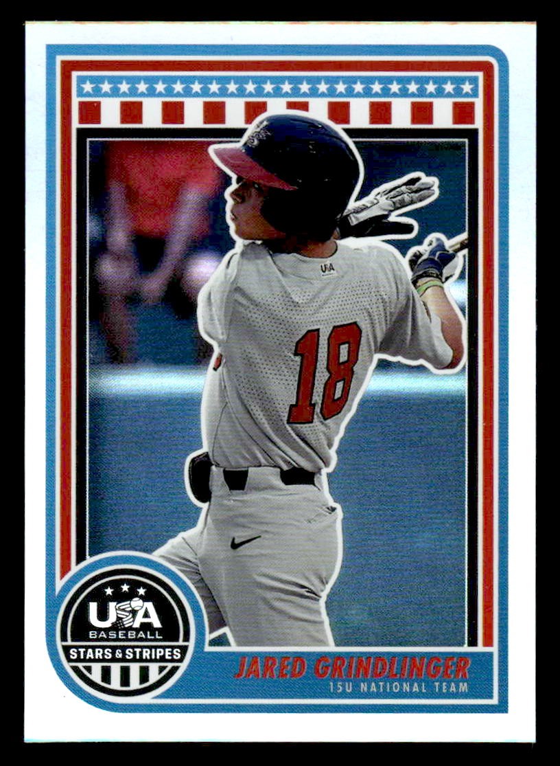 2025 Panini Stars and Stripes USA Baseball #2 Jared Grindlinger