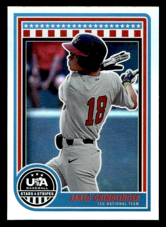 2025 Panini Stars and Stripes USA Baseball #2 Jared Grindlinger