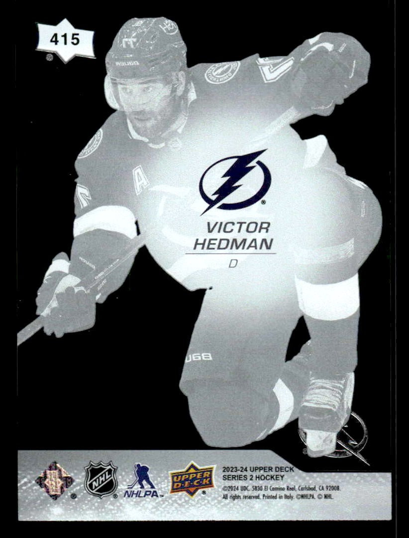 2023-24 Upper Deck #415 Victor Hedman Clear Cut