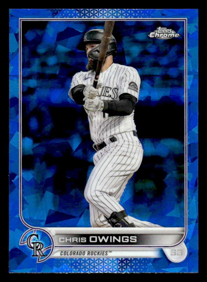 2022 Topps Chrome Sapphire Edition #462 Chris Owings