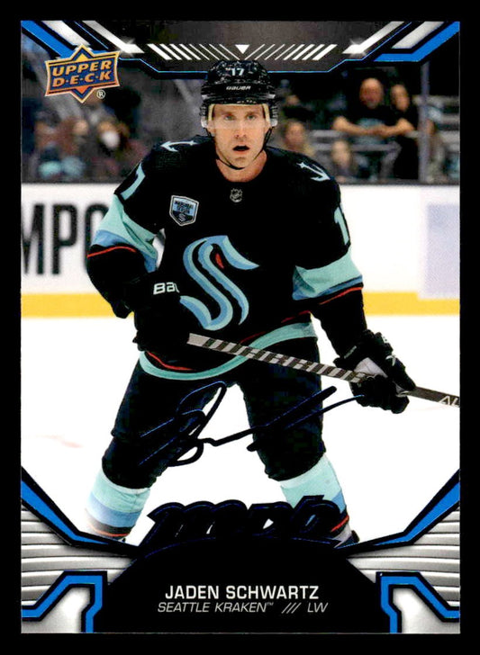 2022-23 Upper Deck MVP #111 Jaden Schwartz Blue Script