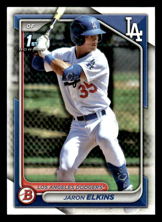 2024 Bowman #BP-106 Jaron Elkins Prospects