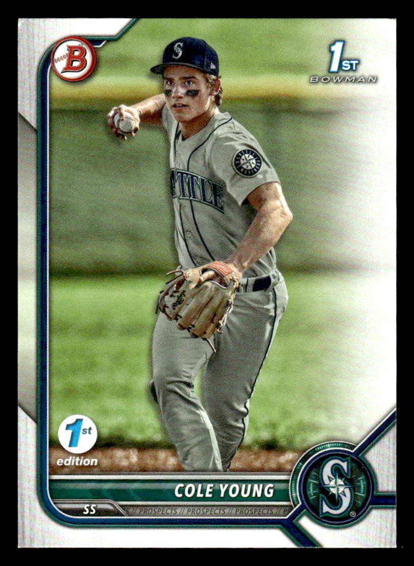 2022 Bowman Draft 1st Edition #BD-112 Cole Young