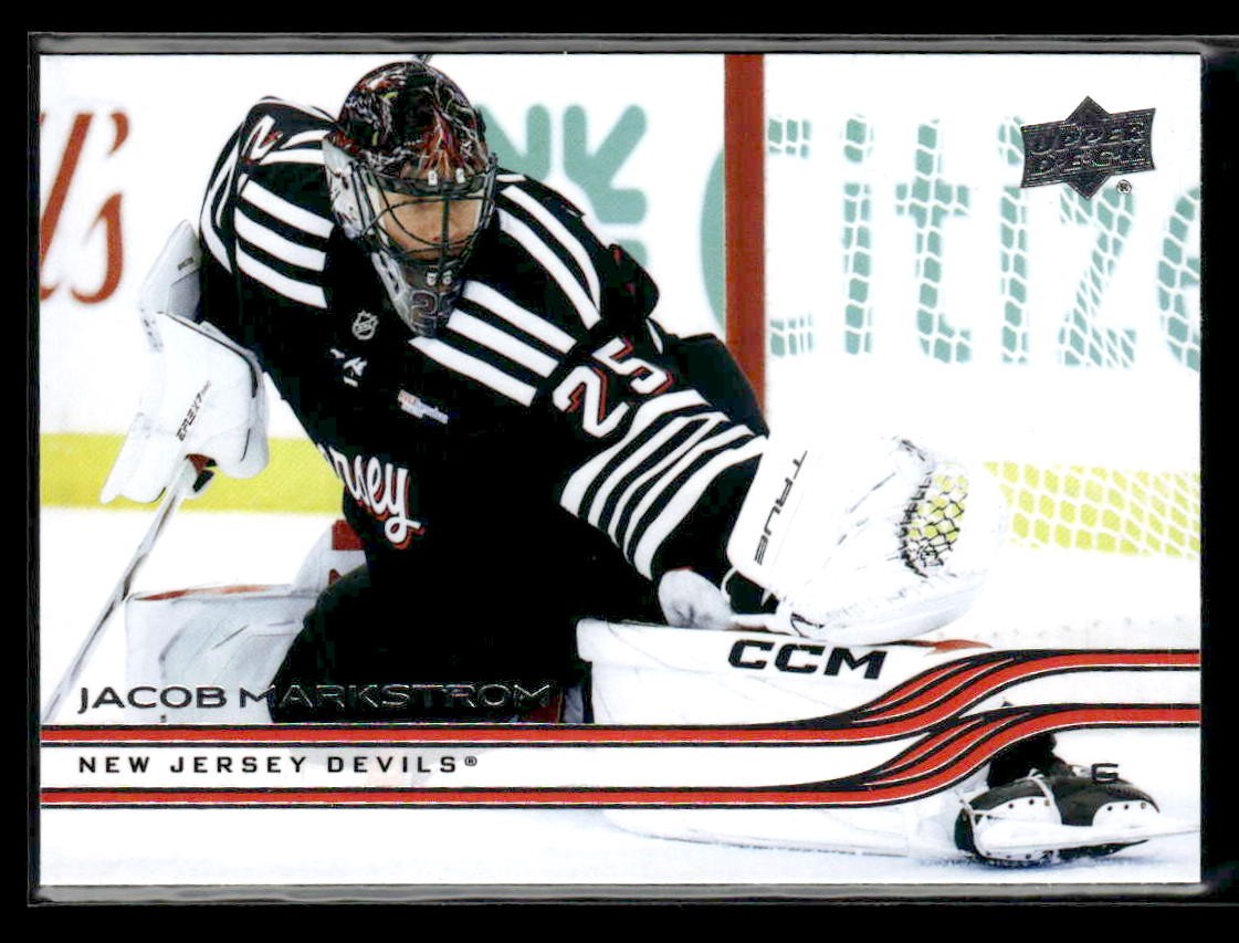 2025-26 Upper Deck #101 Jacob Markstrom