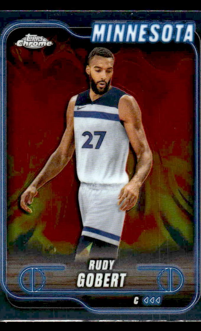 2025 Topps Chrome #90 Rudy Gobert