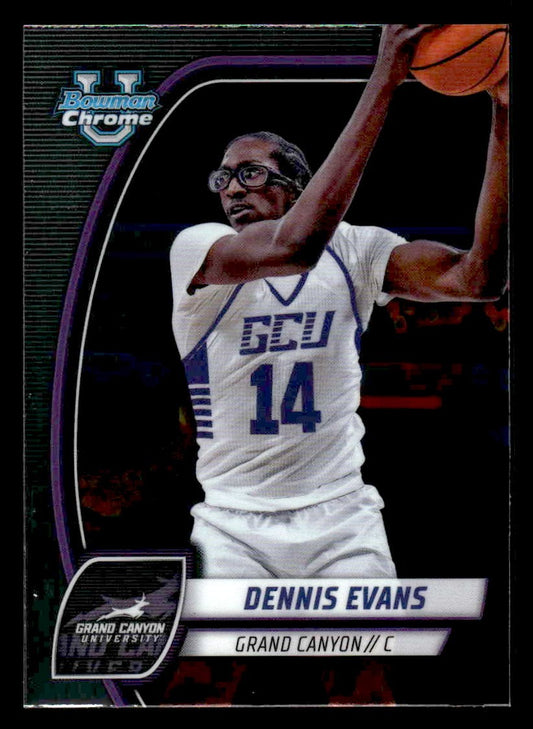 2024-25 Bowman University Chrome #89 Dennis Evans