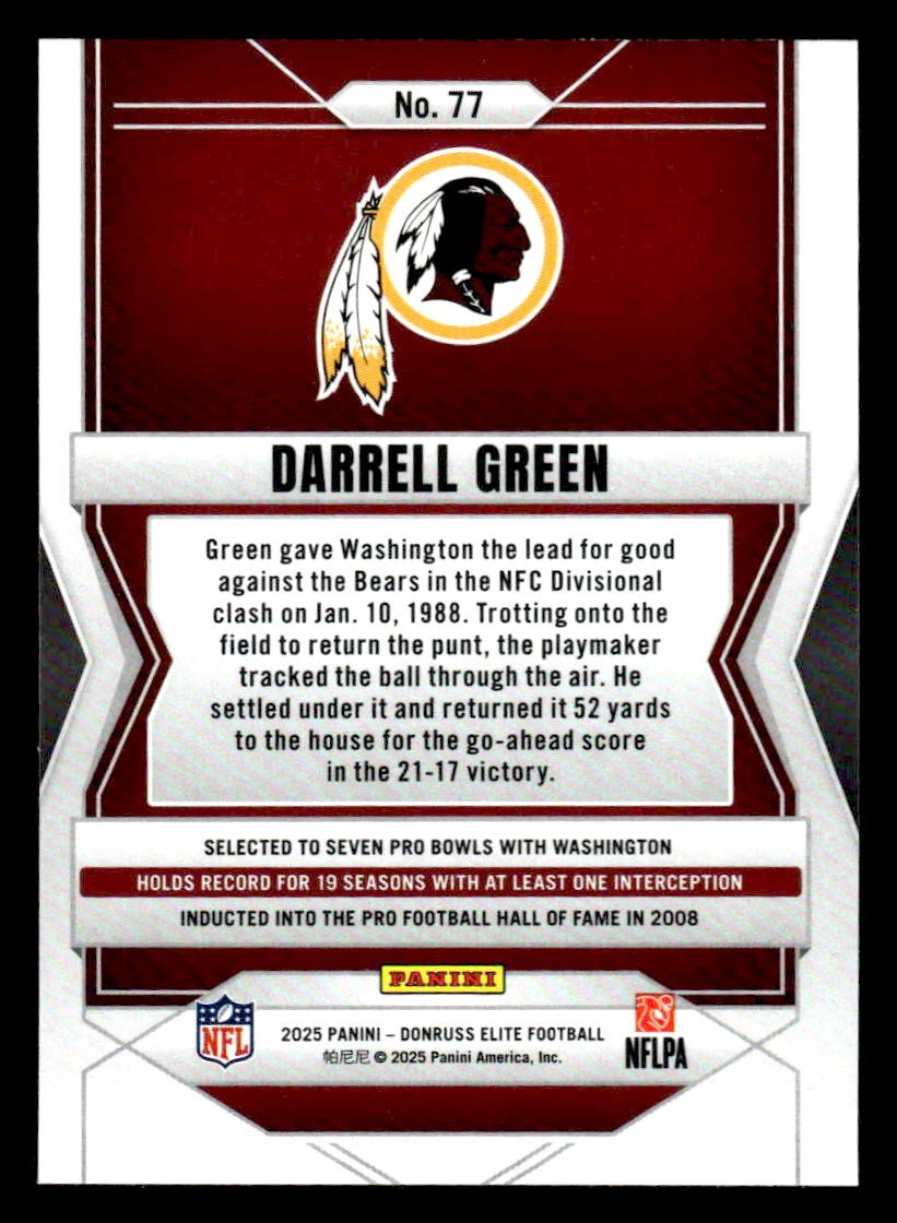 2025 Donruss Elite #77 Darrell Green