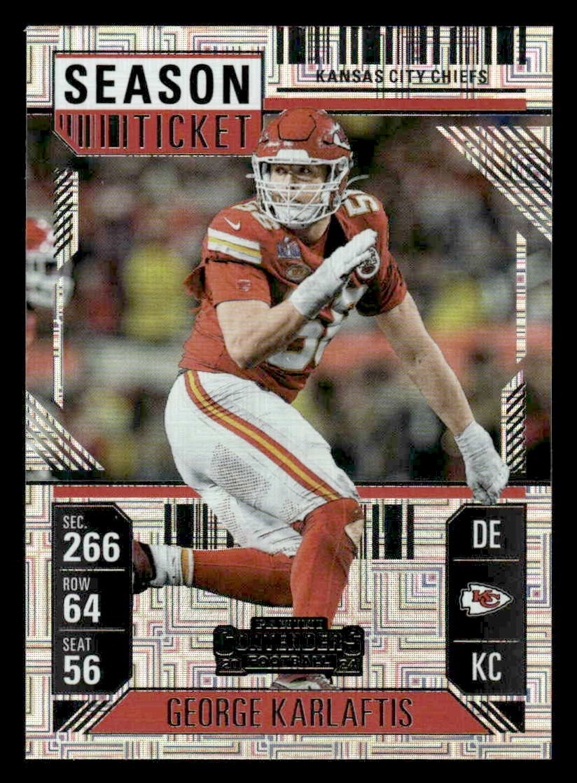 2024 Panini Contenders Football Mojo #51 George Karlaftis