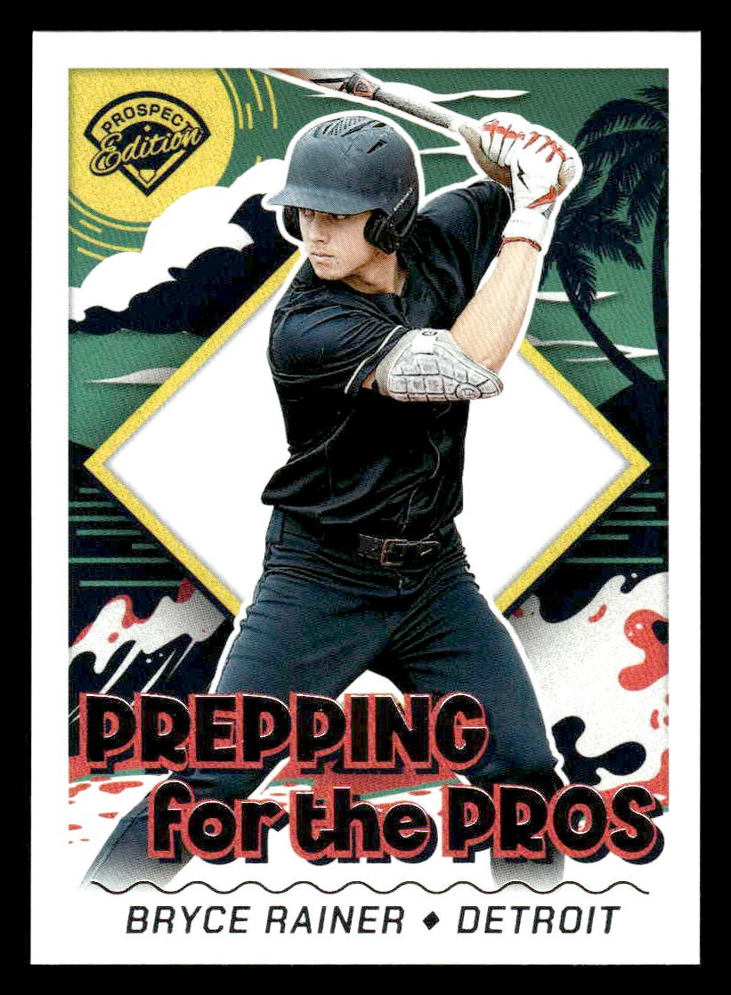 2024 Panini Prospect Edition #1 Bryce Rainer Prepping For The Pros