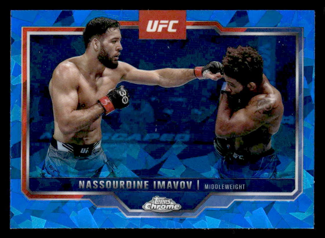 2025 Topps Chrome Sapphire Edition UFC #155 Nassourdine Imavov