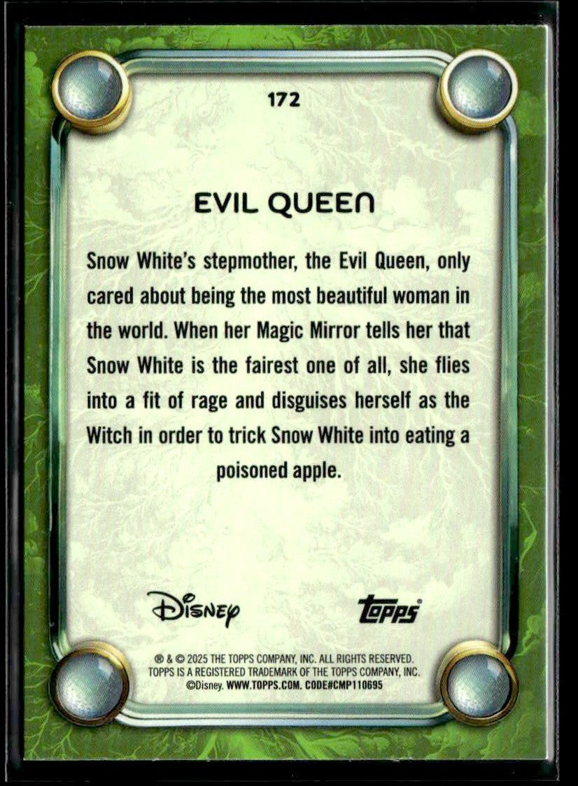 2025 Topps Disney Wonder #172 Evil Queen