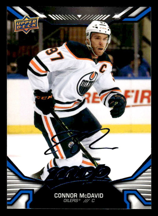 2022-23 Upper Deck MVP #220 Connor McDavid Blue Script