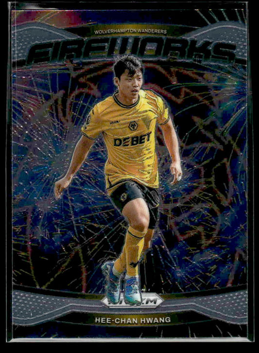 2024-25 Panini Prizm Premier League #14 Hee-chan Hwang Fireworks