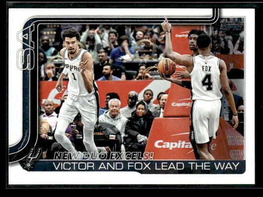 2025-26 Topps #300 New Duo Excels!: Victor and Fox Lead The Way