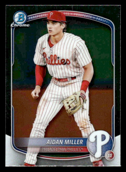 2025 Bowman #BCP-54 Aidan Miller Chrome Prospects